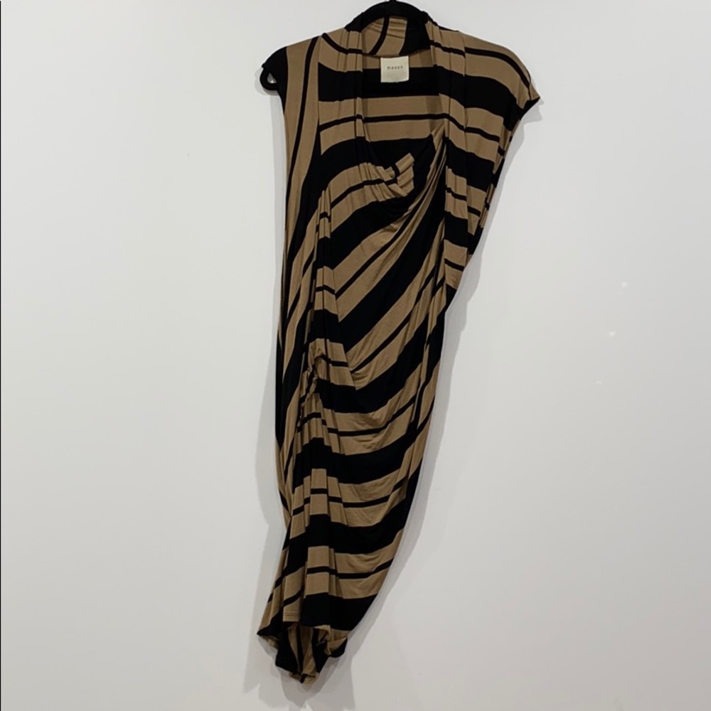 Mason Striped A-Line Body Con Dress